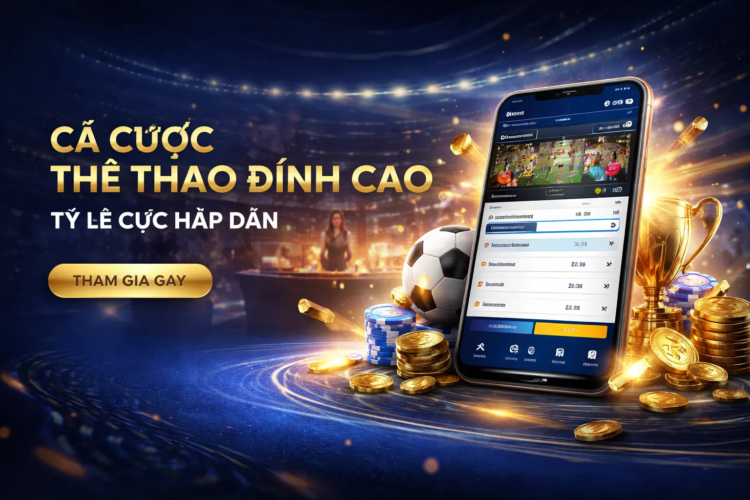 Hình ảnh cá cược thể thao và chiến lược